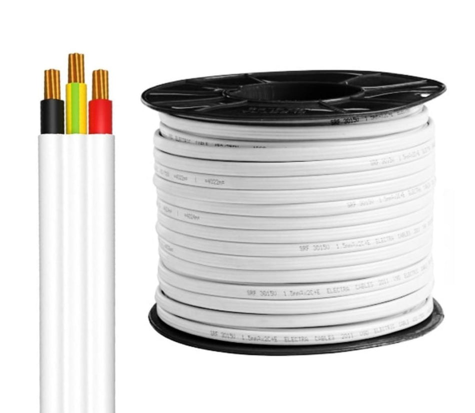 4.0mm 2C+E Flat TPS white