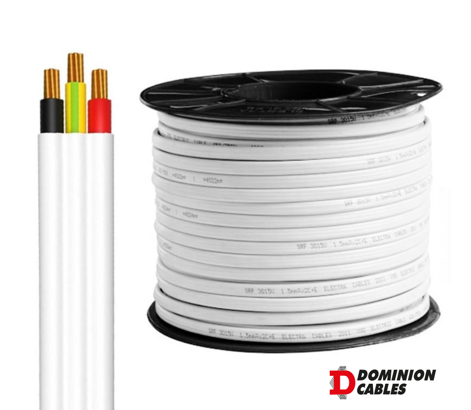 4.0mm 2C+E Flat TPS white