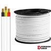 2.5mm 2C+E Flat TPS white