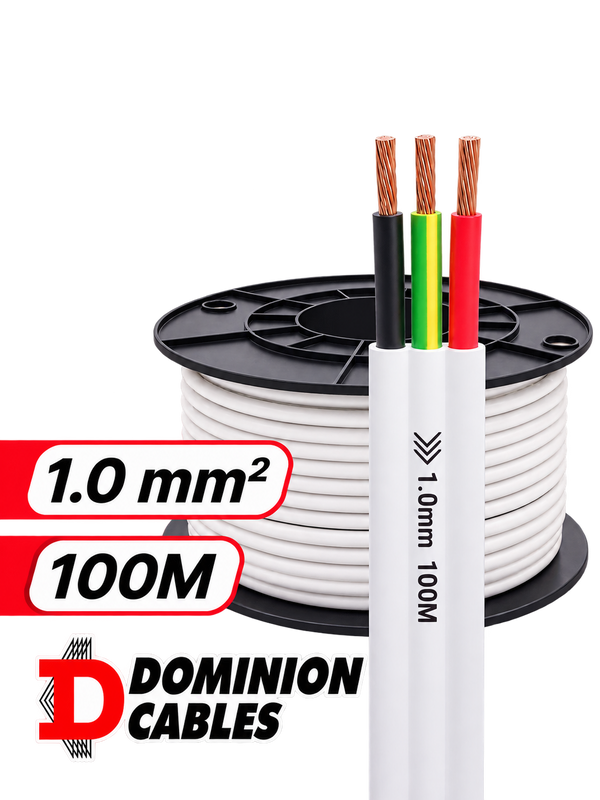 1.0mm 2C+E Flat TPS | 100m